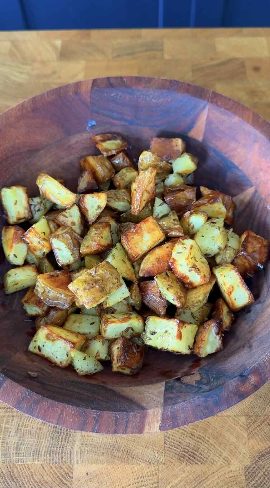 Spicy Corn & Feta Potato Salad 