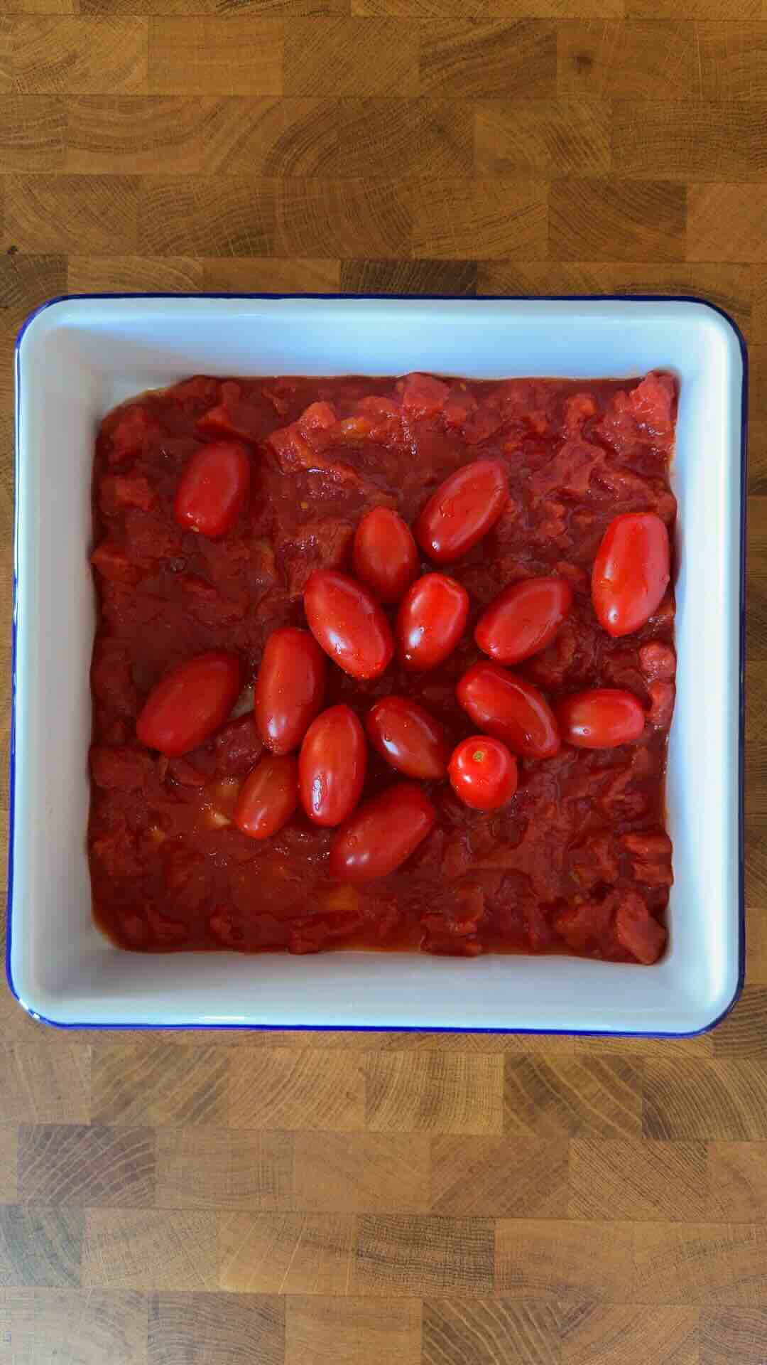 Baked Feta, Butter Beans & Tomatoes