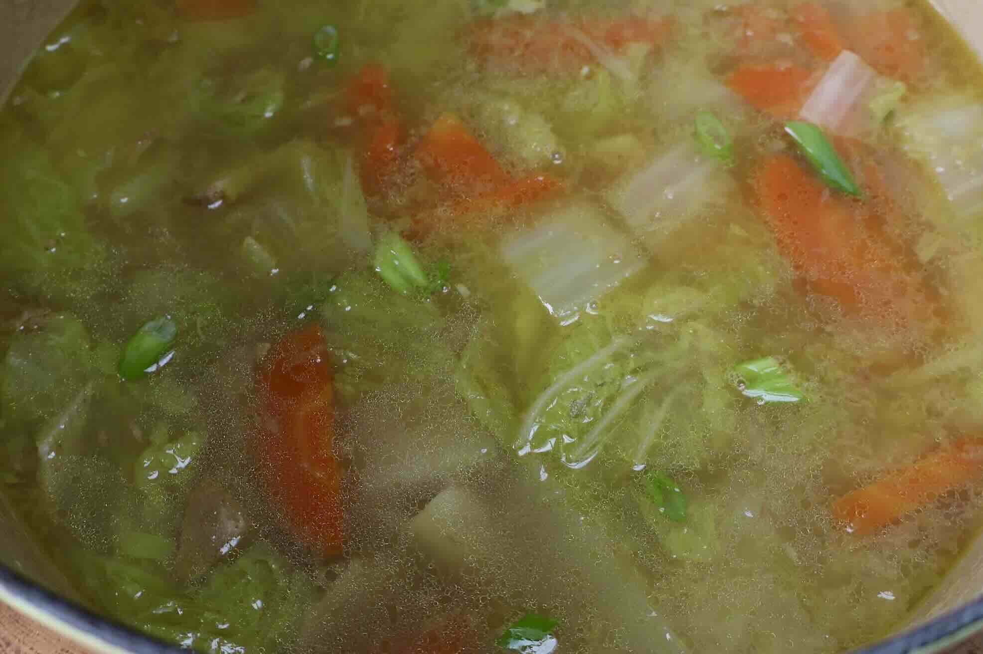 Cabbage Ginger Chicken Broth 