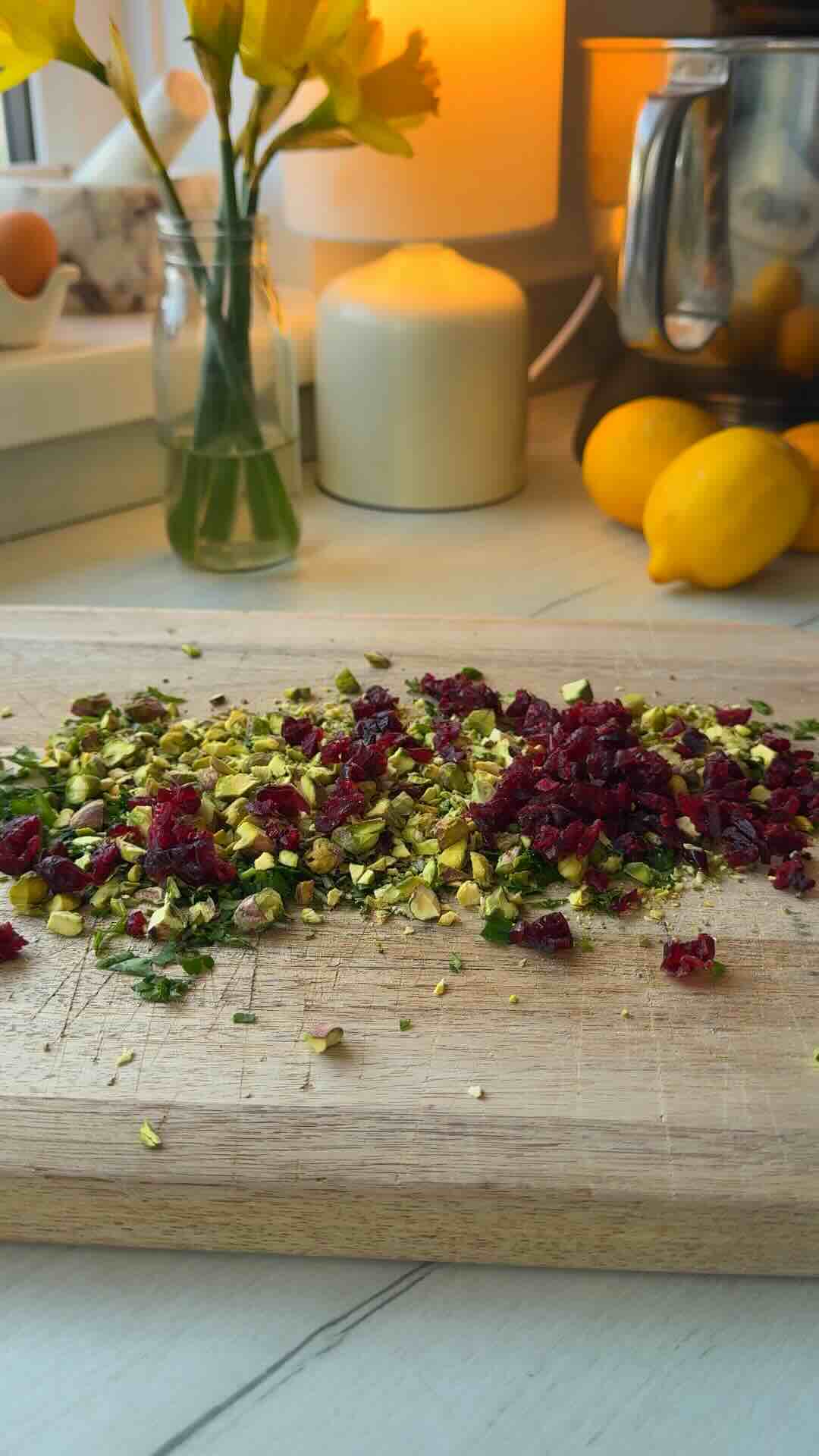 Honey Cranberry Cheese Log 