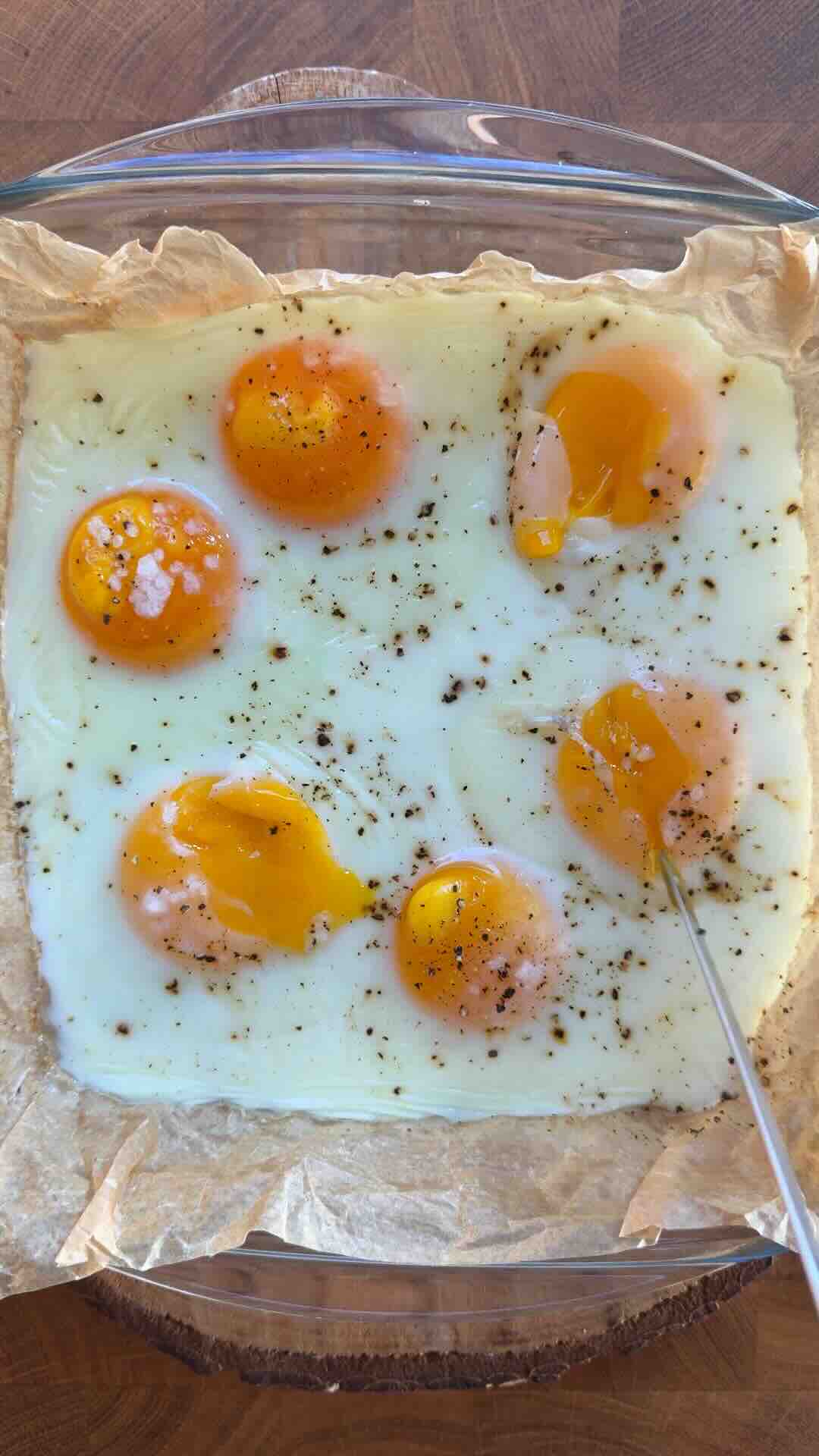 Creamy Baked Egg Salad 