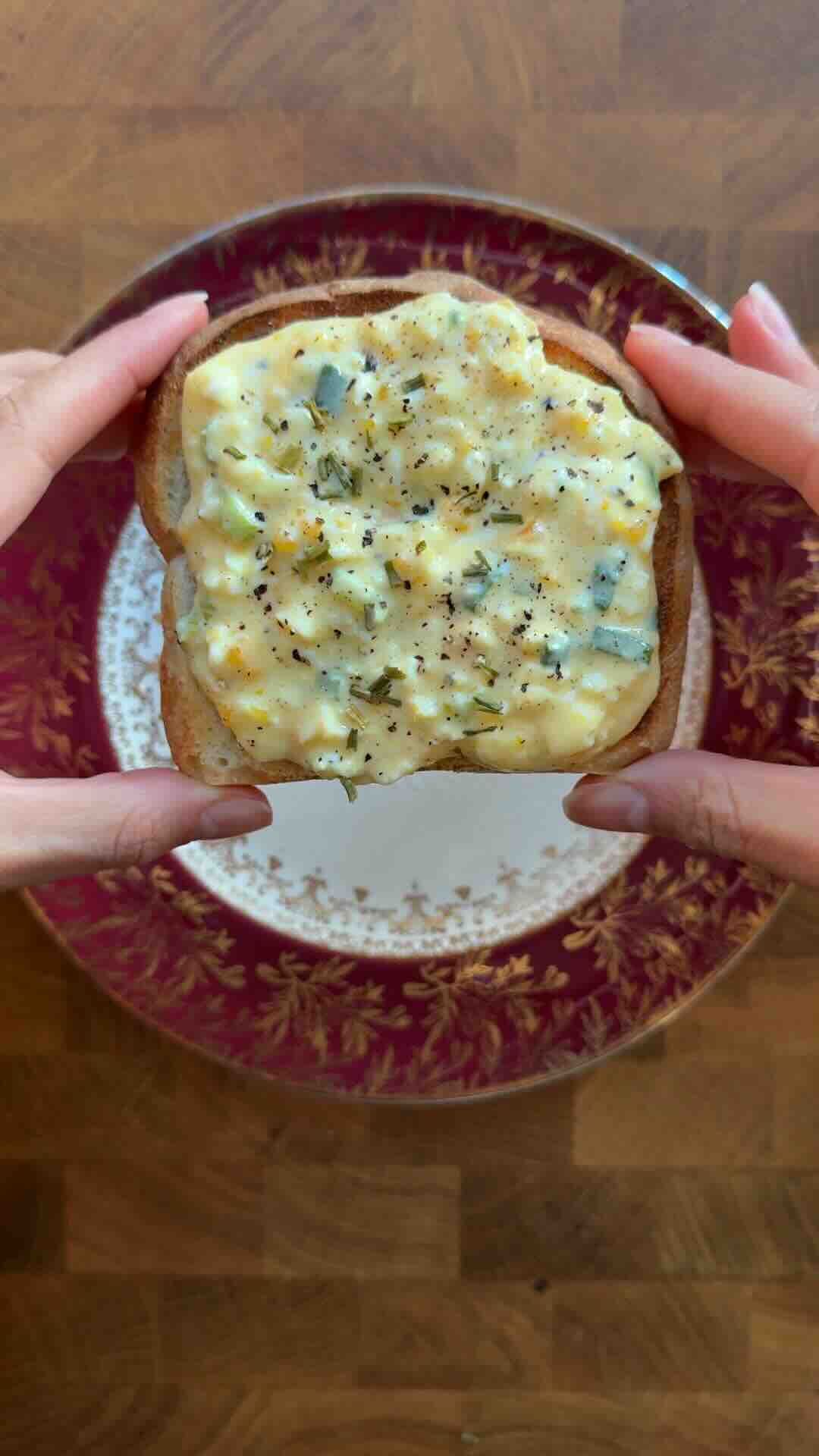 Creamy Baked Egg Salad 