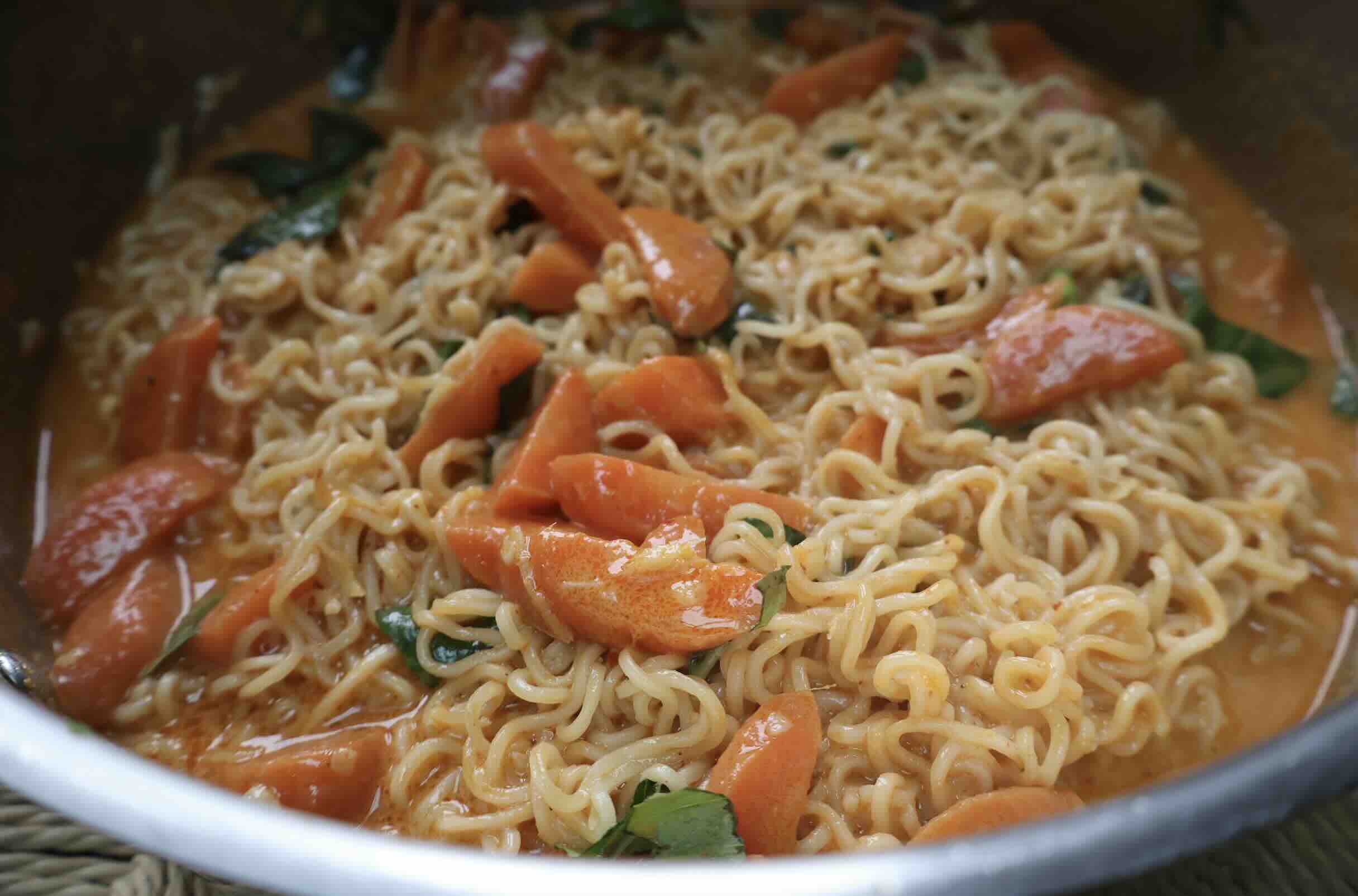 Creamy Brothy Coconut Noodles