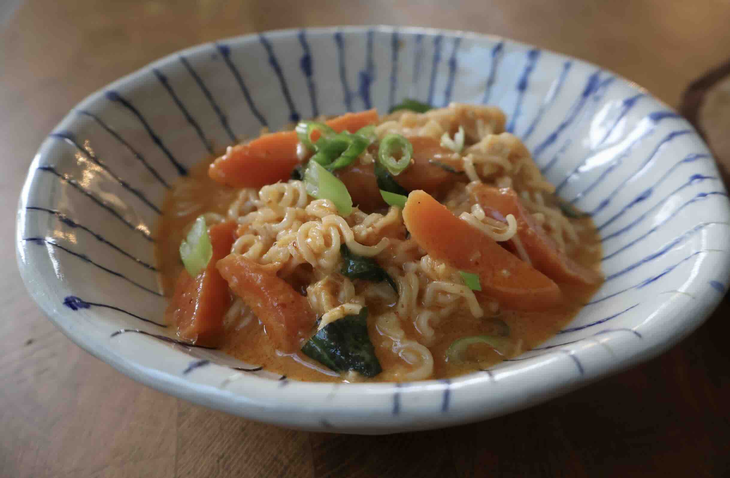 Creamy Brothy Coconut Noodles 