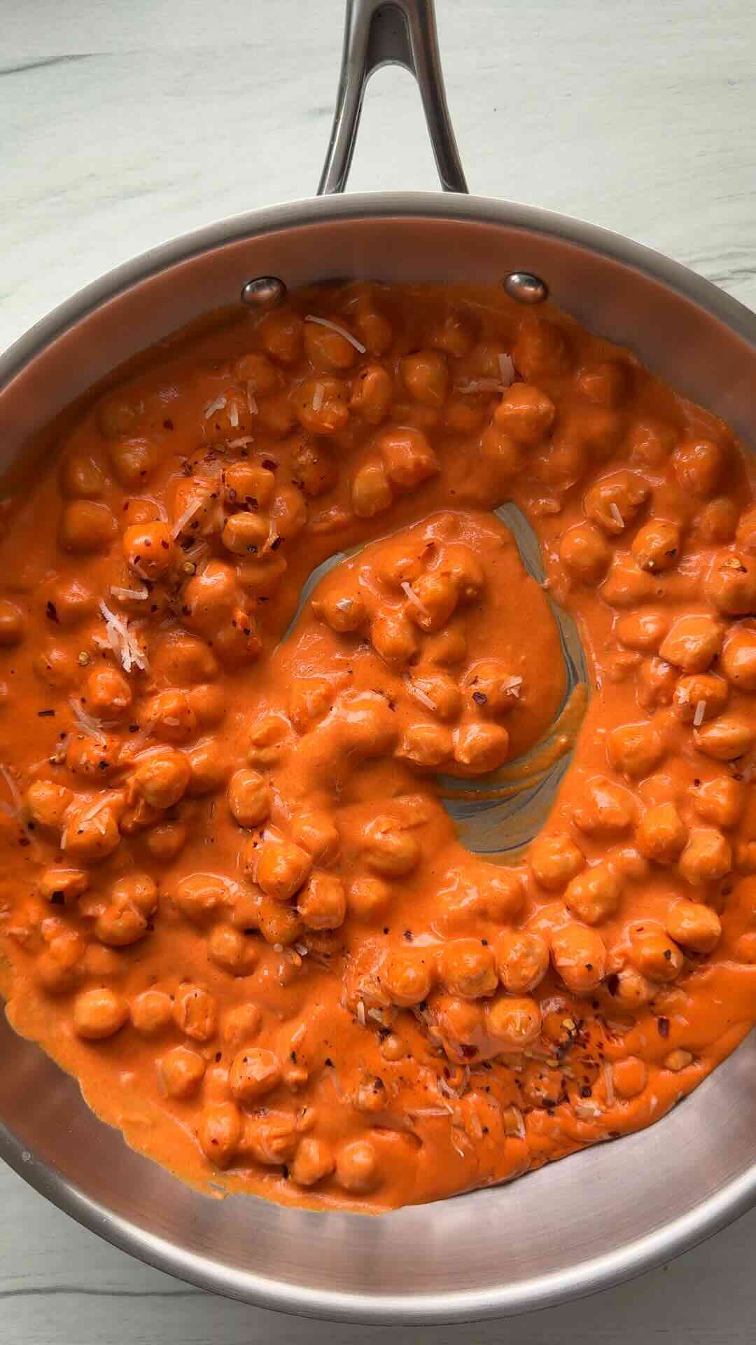 Creamy Tomato Chickpeas