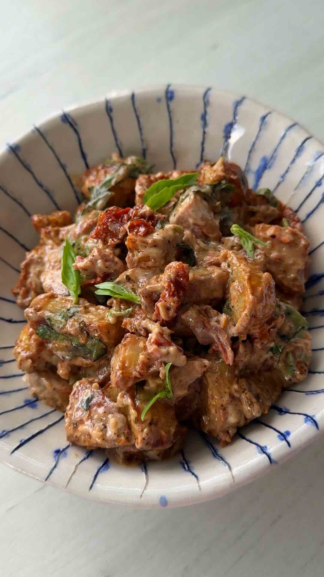 Marry Me Roasted Potato Salad (Creamy Sun-Dried Tomato & Parmesan)