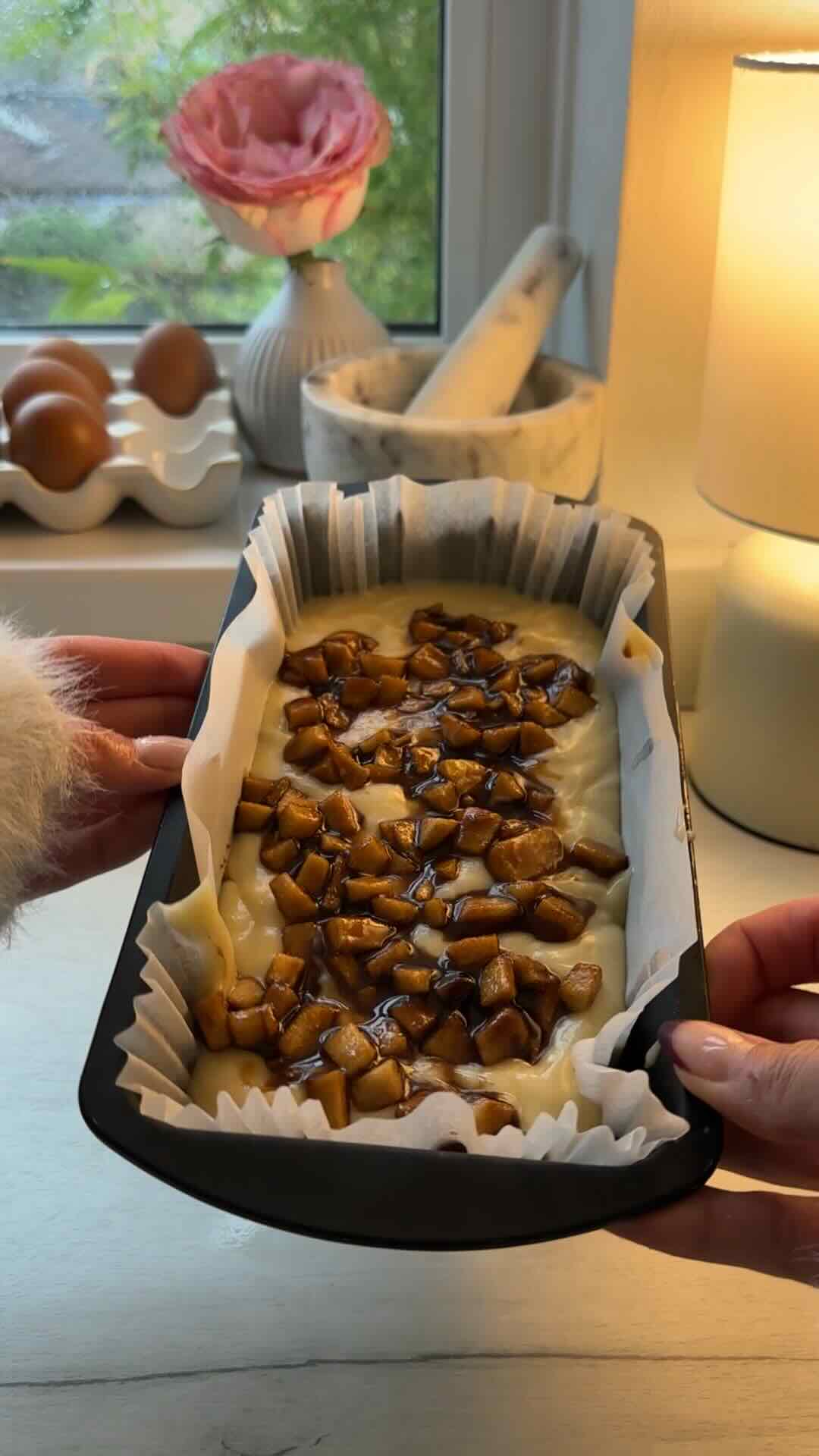 Easy Toffee Apple Loaf 